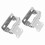 2Pcs Self Closing Cabinet Hinge 1/2in Enhanced 8
