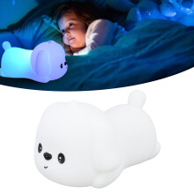 Cute Puppy LED Night Light 1200mAh USB Rechargeable Bedside Lamp