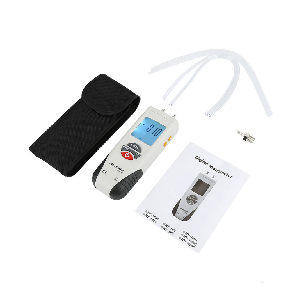 Htâ1890 Handheld Digital Manometer Differential 8320539272634