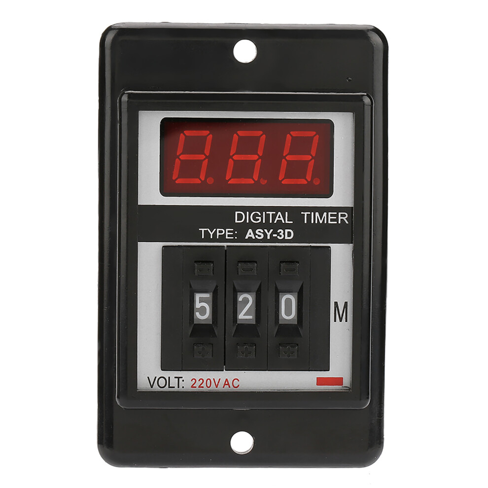 AC 220V Delay On Timer Relay Digital Display Time