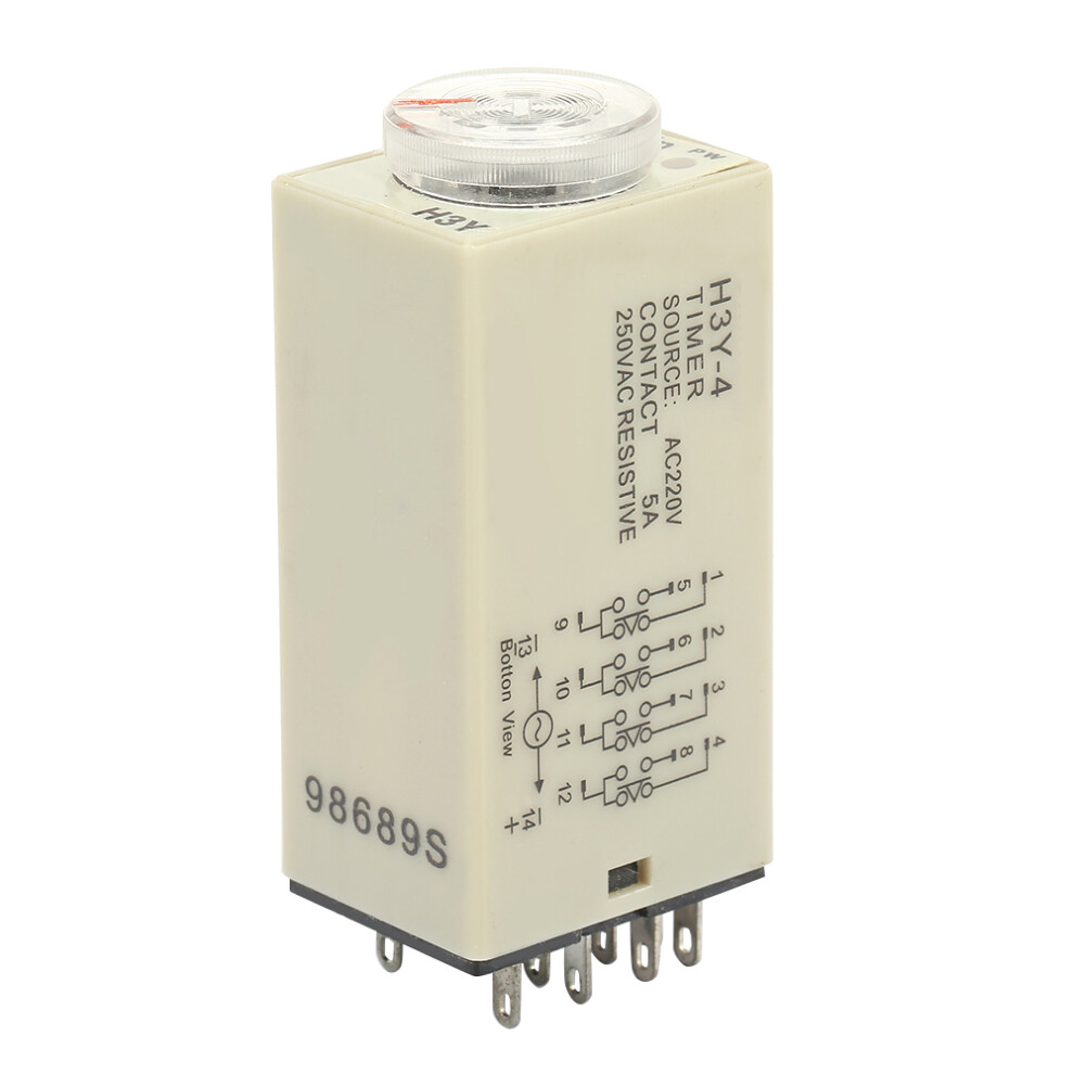 H3Y-4 Power On Delay Timer Relay 0-60 Minutes Time