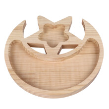 Holz-Crystallanzeigeplatte für Steine & Schmuck, 24x24,5 cm