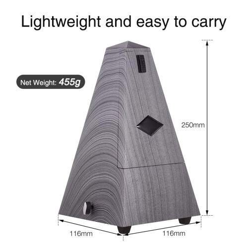 Universal Pyramid Mechanical Metronome 40-208 BPM ABS for Instruments 1