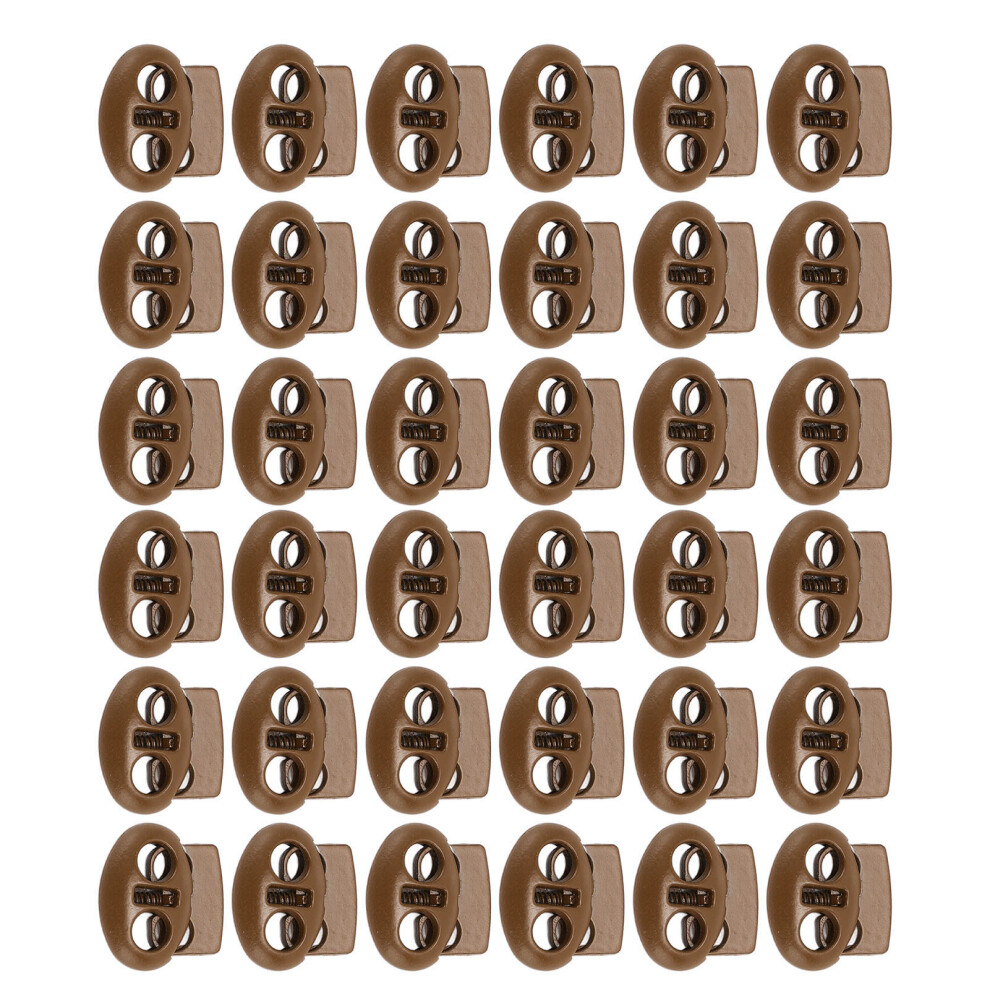 30Pcs Multipurpose Brown Cord Toggles For Bags Clothing & Paracord 6931349433645