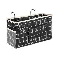 Spacious Bedside Hanging Bag Dorm Room Storage Solution- B
