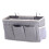 Convenient Bedside Organizer Pouch for Books and Accessories-H 1