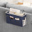 Cotton Linen Bedside Storage Pocket Hanging Organizer for-C 5