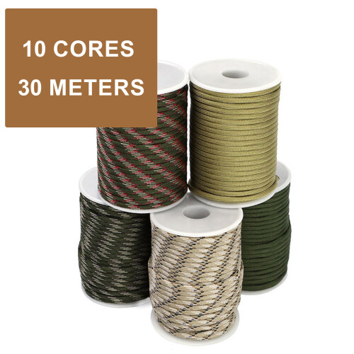 Windproofed Guyline Tent Rope Multipurpose Camping-silver gray 1