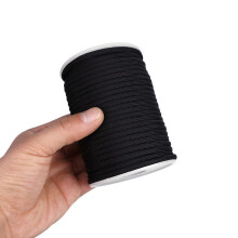High Strengths Parachute Cord Camping Paracord Hiking-Black