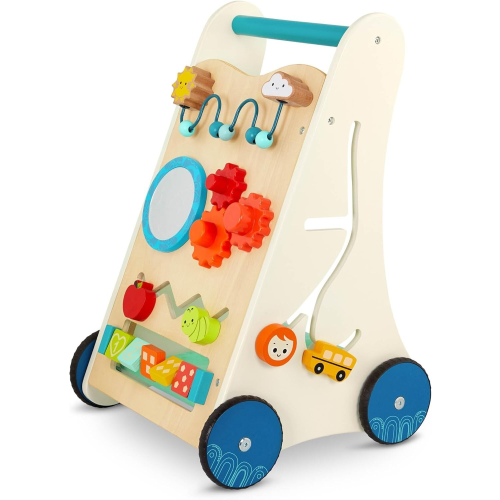 Wooden Activity Walker motor skills push and pull Walk n Learn from B. Toys