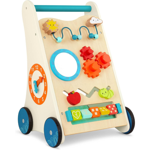 Wooden Activity Walker motor skills push and pull Walk n Learn from B. Toys 1