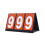 Tabletop Scoreboard Flippers Scoring-Orange Color Three Digits 1