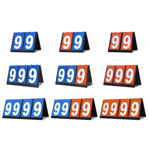 Waterproofs Score Board Tabletop Flip-Blue Two Digits. 2