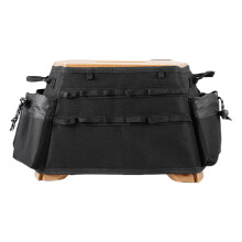 Versatiles Oxfords Cloth Stool Cover Portables Tactically-Black
