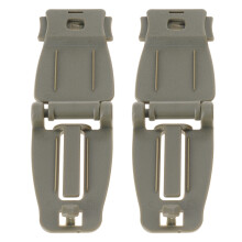 2Pcs Tactic Backpack Fastener Clip Fixing Hook-mud color