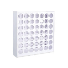 Durable Paint Storage Rack Practical White Paint-49 holes