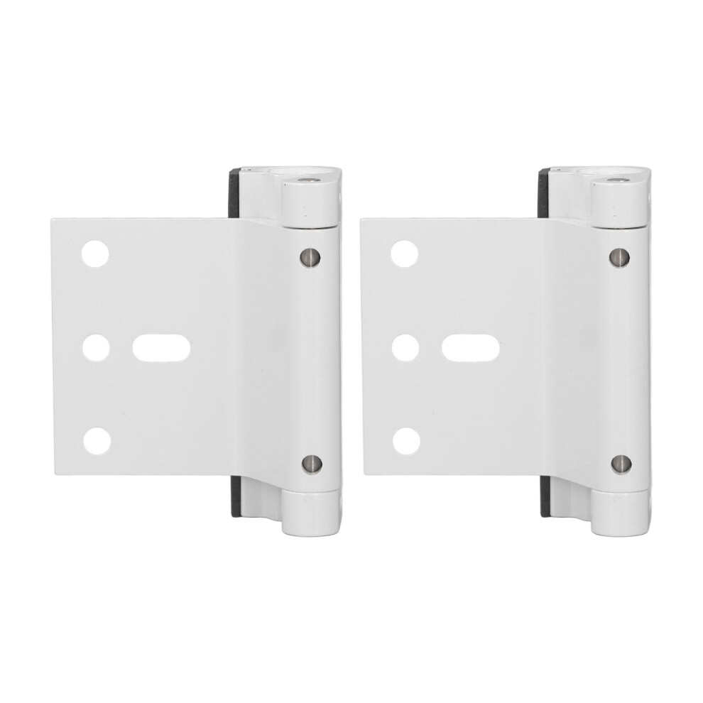 2Pcs Aluminium Alloy Door Security Lock White 3 Inch Hotel Dormitory Home 6931349435212