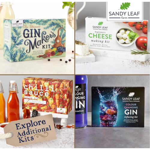Gin Making Kit Sandy Leaf  10 Bottle Gin 2