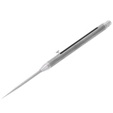 Titanium-Legierung Tragbare Teleskop Zahnstochertasche Silber 72x110mm