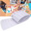 200PCS Hand Sewing Name Stickers for Kindergarten, Polyester, 5.5cm 10