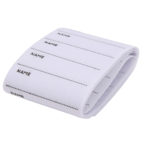 200PCS Hand Sewing Name Stickers for Kindergarten, Polyester, 5.5cm