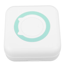 Tragbarer Bluetooth-Thermo-Mini-Drucker 57x25mm, tintenlos, Blau-Grün
