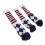 3Pcs Golf Club Head Cover Stylish Pattern Plush 9