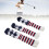 3Pcs Golf Club Head Cover Stylish Pattern Plush 11