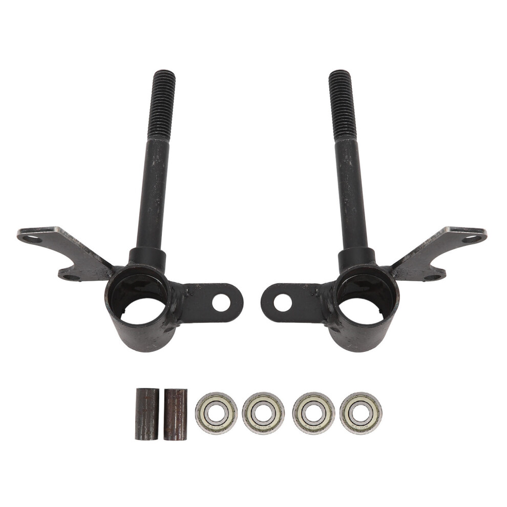 Pair Of 10Mm Front Wheel Steering Knuckle Spindle Black 8320539275727