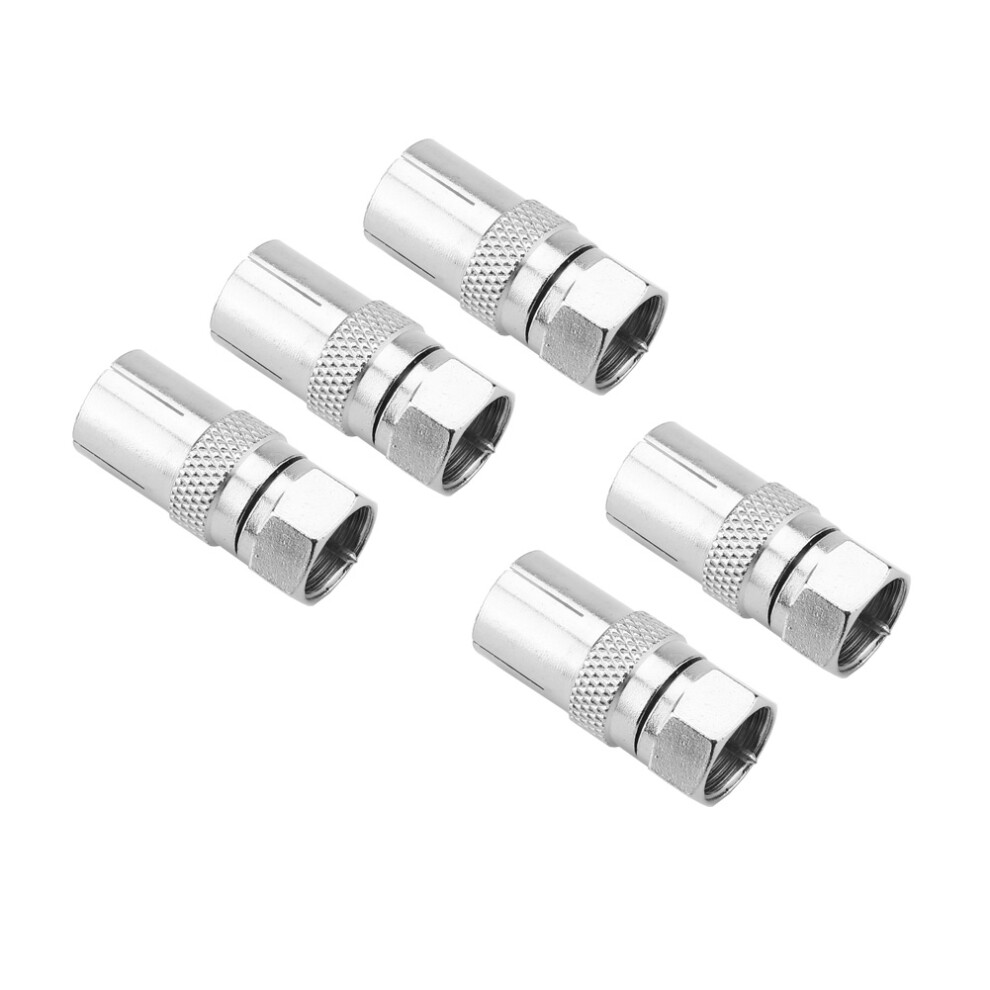 5pcs F Type Male Plug Connector Socket to RF