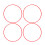 4Pcs Wheel Rim Protector Ring Anti Scratch 1