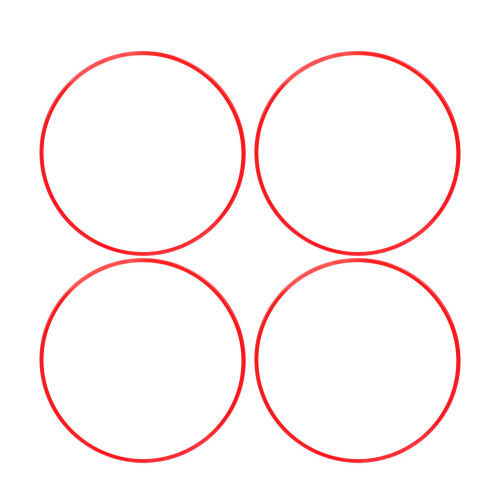 4Pcs Wheel Rim Protector Ring Anti Scratch