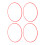 4Pcs Wheel Rim Protector Ring Anti Scratch 6