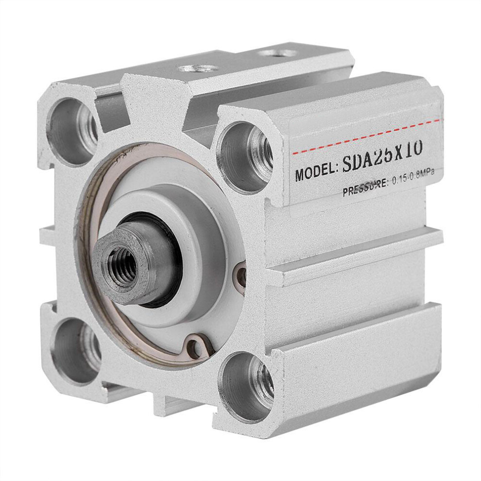 SDA25-10 25mm Bore 10mm Stroke Aluminum Double
