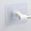 Porte-pantoufles mural en acier inoxydable, argent 8