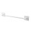 Porte-pantoufles mural en acier inoxydable, argent 11