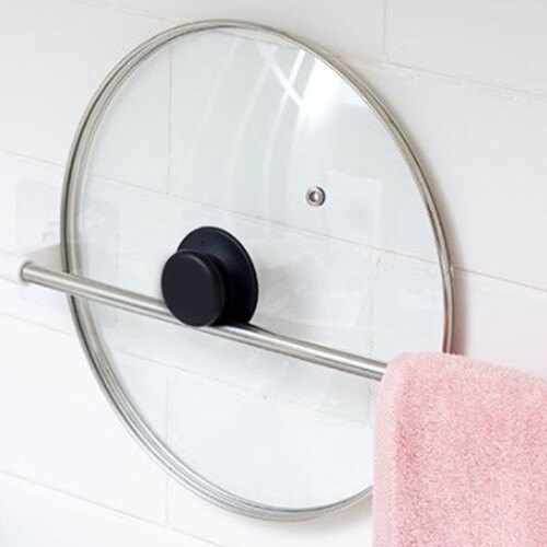 Porte-pantoufles mural en acier inoxydable, argent 2
