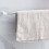 Porte-pantoufles mural en acier inoxydable, argent 7