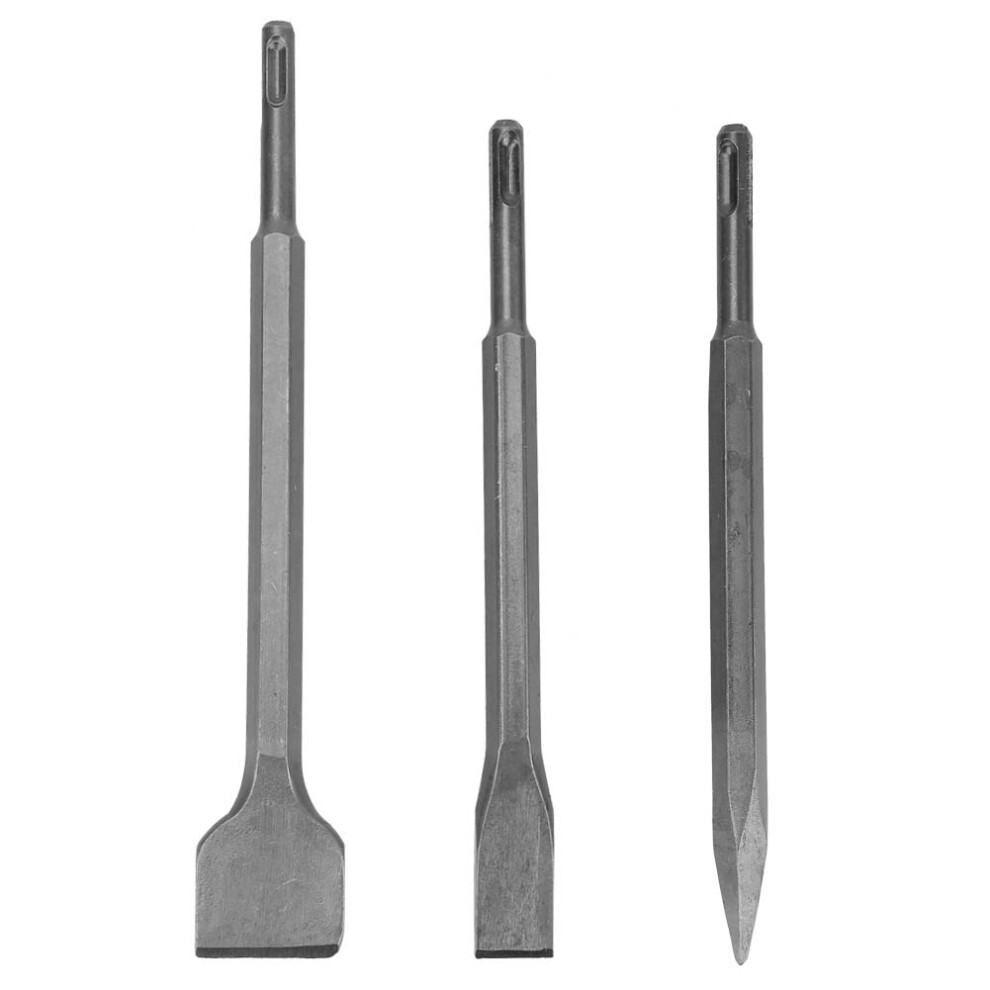 3pcs Hammer Chisel Bit Set for Electric Demolition