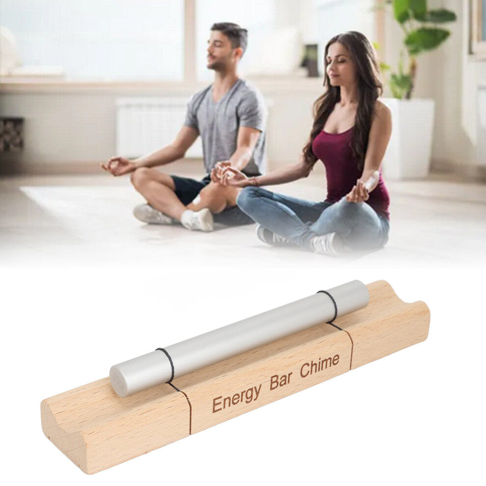 Meditation Chimes Hand Bell, Aluminum Alloy & Wooden, Relaxation Sound Tool