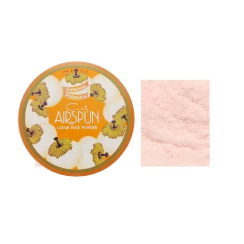 (Pink) Airspun Loose Coty Face Powder Translucent Extra Coverage Cosmetics Oil Control