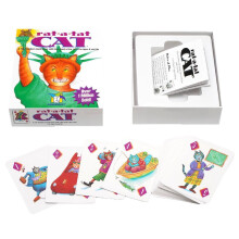 English Version Rat A Tat Cat Board Game Cards Family Gathering Toy Play Props