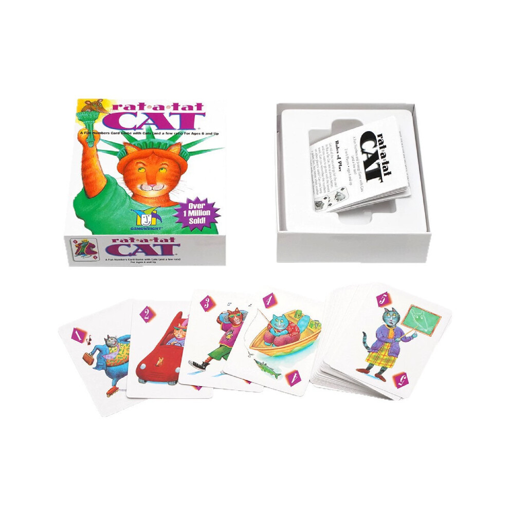 English Version Rat A Tat Cat Board Game Cards Family Gathering Toy Play Props