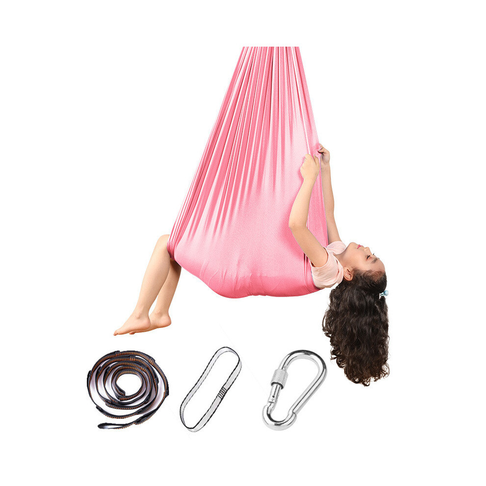 (Pink, 280*150CM) Therapy Swing Kids Cuddle Hammock With Autism Adhd Outdoors Aspergers Sensory-image-OPC-PKG9FFK-NEW
