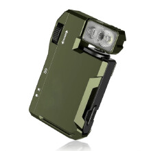 (Green)G5 Wiederaufladbare Taschenlampe 400 Lumen Magnetisches Mini LED Licht mit 180 Umdrehungen