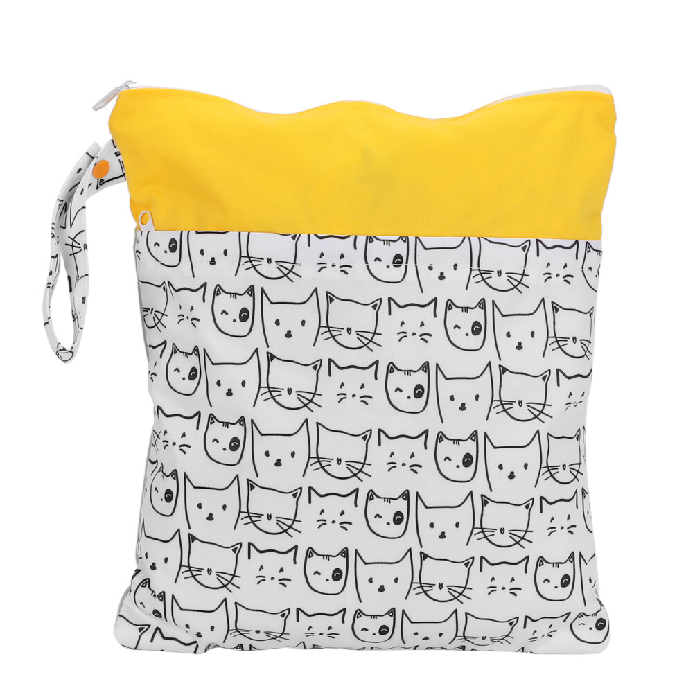 Cartoon Pattern Wet Dry Diaper Bag Cute Travel-image-OPC-PKG9MYK-NEW