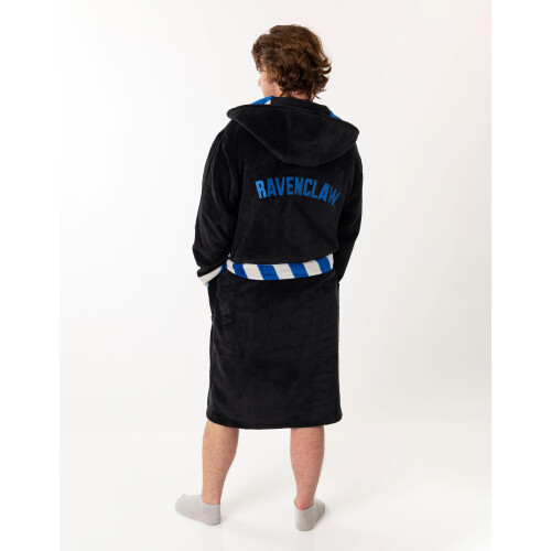 Harry Potter (Medium) Harry Potter Hooded Bathrobe (Unisex Black) 1
