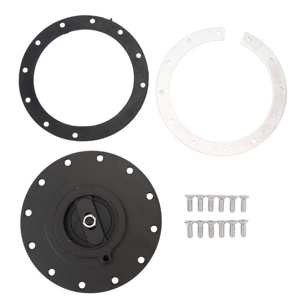 160Mm Billet Aluminum Easy Fill Fuel Cell Gas Cap Black 8320539278278