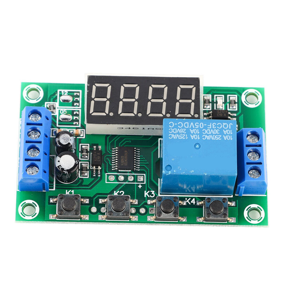 LED Display Adjustable Timer Relay Automation