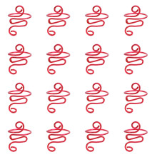 20 Pcs Crochet Rings Crochet Knitting Rings Adjustable-Red